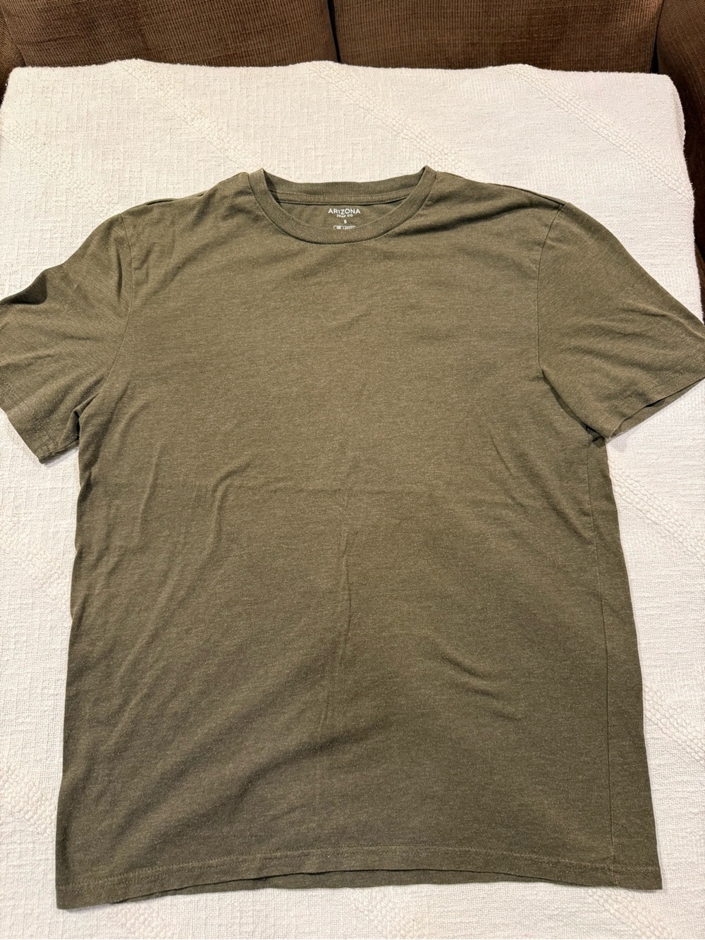 Arizona Jean Company Olive Crew Neck Short Sleeve Tee